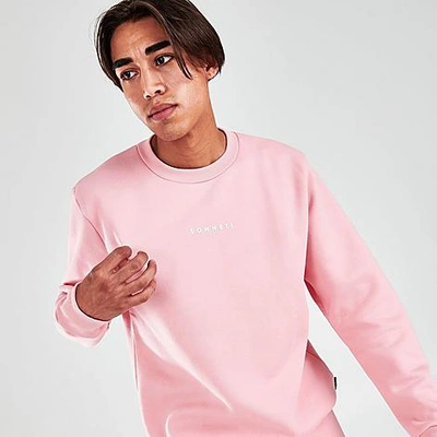 Sonneti Men's London Crewneck Sweatshirt In Light Pink