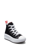 Converse Kids' Chuck Taylor® All Star® Move High Top Platform Sneaker In Black/natural Ivory/white
