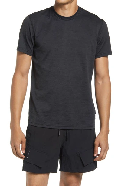 Reigning Champ Solotex Performance Mesh T-shirt In H. Black