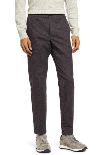 Bonobos Off Duty Yarn Dyed Stretch Cotton Pants In Charcoal Dobby