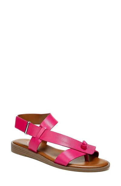 Franco Sarto Glenni Sandal In Fuchsia Leather