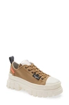 Palladium Revolt Lo Tx Platform Sneaker In Olive