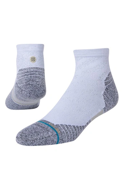 Stance Quarter Running Socks In White