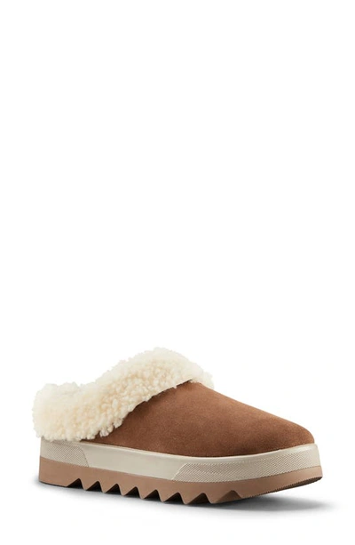 Cougar Petra Waterproof Genuine Shearling Mule In Draft