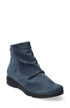 Mephisto Rezia Bootie In Jeans Blue Bucksoft 6995