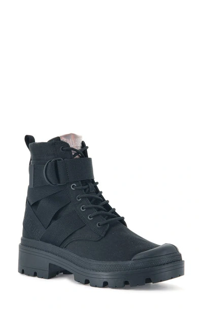 Palladium Pallabase Tact Boot In Black/ Black