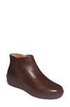 Fitflop Sumi Wedge Bootie In Chocolate Brown