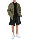 OFF-WHITE OFF-WHITE MEN'S GREEN COTTON OUTERWEAR JACKET,OMEL021F21FAB0025555 M