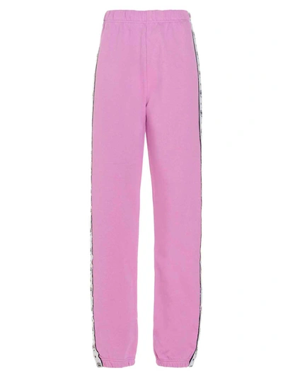 Chiara Ferragni Lilac Cotton Logomania Pants In Lilac