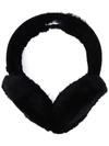 Ugg Tonal Shearling Earmuffs In Schwarz