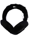 Ugg Tonal Shearling Earmuffs In Schwarz