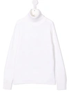 BALMAIN REAR-LOGO ROLLNECK SWEATER