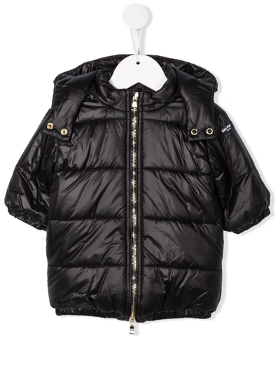 BALMAIN PADDED HOODED COAT