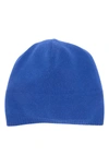 Portolano Slouchy Cashmere Knit Beanie In Blue Bell