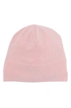 Portolano Slouchy Cashmere Knit Beanie In Baby Pink