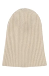 Portolano Slouchy Cashmere Beanie In Yogi Ivory