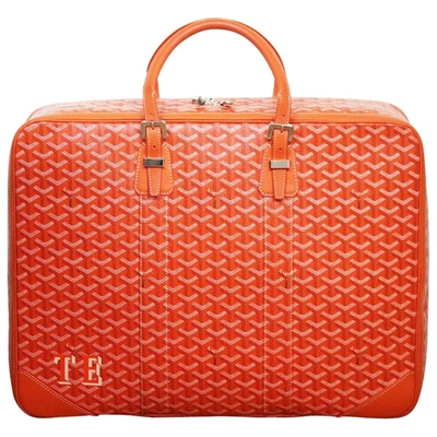 Travel bag Goyard Orange in Other - 2449608