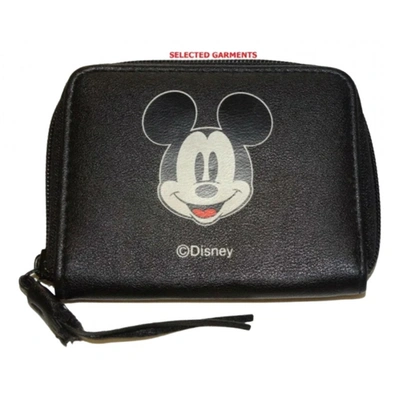 Pre-owned Disney Wallet In Black