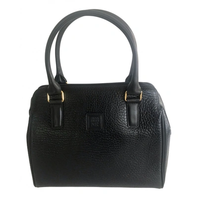 Pre-owned Nina Ricci Leather Handbag In Black