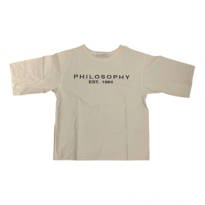 Pre-owned Philosophy Di Lorenzo Serafini T-shirt In White