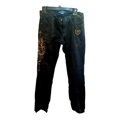 Pre-owned Ralph Lauren Slim Jeans In Black