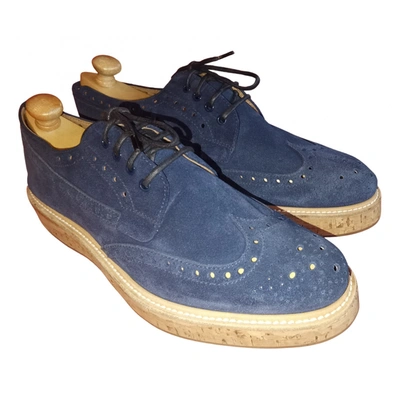 Pre-owned Church's Lace Ups In Blue