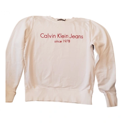 Pre-owned Calvin Klein Jeans Est.1978 Sweatshirt In White