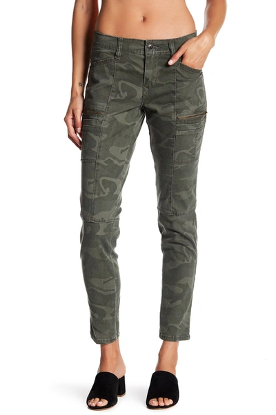 Supplies By Union Bay Clair Moto Stretch Camo Twill Pants In Greenbelt
