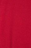 Portolano Ribbed Knit Wrap Scarf In Poppy Red