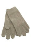 Portolano Cashmere Tech Gloves In Nile Brown