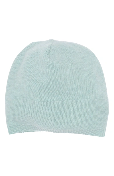 Portolano Slouchy Cashmere Knit Beanie In Cloud Blue