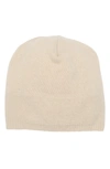 Portolano Slouchy Cashmere Knit Beanie In Yogi Ivory