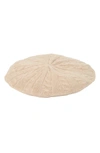 Portolano Cable Knit Cashmere Beret In Oatmeal