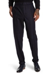 VALENTINO PINSTRIPE PRINT WOOL & CASHMERE BLEND PANTS