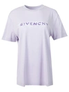 GIVENCHY CLASSIC FIT LOGO TEE LILAC