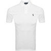 Polo Ralph Lauren Ralph Lauren Custom Slim Fit Stretch Mesh Polo Shirt In White