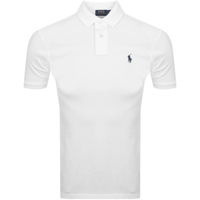 Ralph Lauren Slim Fit Polo T Shirt White