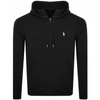 Polo Ralph Lauren Mens  Long-sleeved Double-knit Relaxed-fit Jersey Hoody In Black
