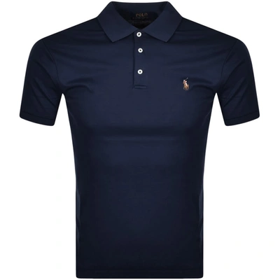 Polo Ralph Lauren Polo Slim Fit Soft Touch - Atterley In Navy