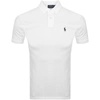 Polo Ralph Lauren Ralph Lauren Custom Slim Fit Stretch Mesh Polo Shirt In White