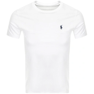 RALPH LAUREN RALPH LAUREN CREW NECK T SHIRT WHITE