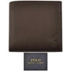 RALPH LAUREN RALPH LAUREN BILLFOLD LEATHER WALLET BROWN