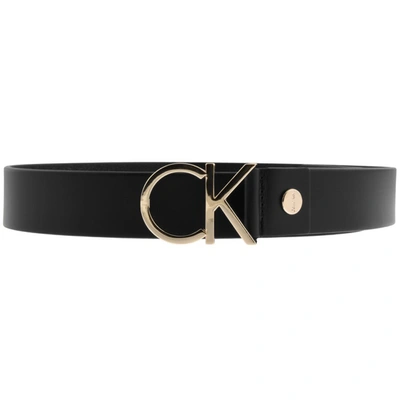 Calvin Klein Ck Logo Belt Black