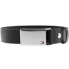 TOMMY HILFIGER TOMMY HILFIGER PLAQUE BELT BLACK