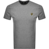 LYLE & SCOTT LYLE AND SCOTT CREW NECK T SHIRT GREY