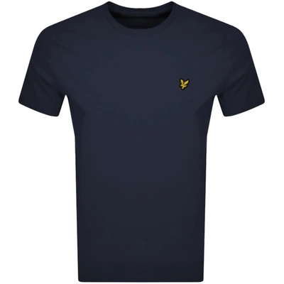 LYLE & SCOTT LYLE AND SCOTT CREW NECK T SHIRT NAVY