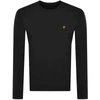 Lyle & Scott Lyle And Scott Long Sleeve T Shirt Black In Black