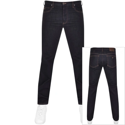 Armani Collezioni Emporio Armani J45 Regular Jeans Dark Wash Navy