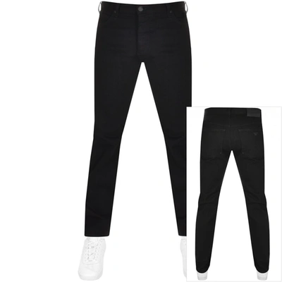 Armani Collezioni Emporio Armani J45 Regular Fit Jeans Black