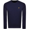 LYLE & SCOTT LYLE AND SCOTT CREW NECK SWEATSHIRT NAVY